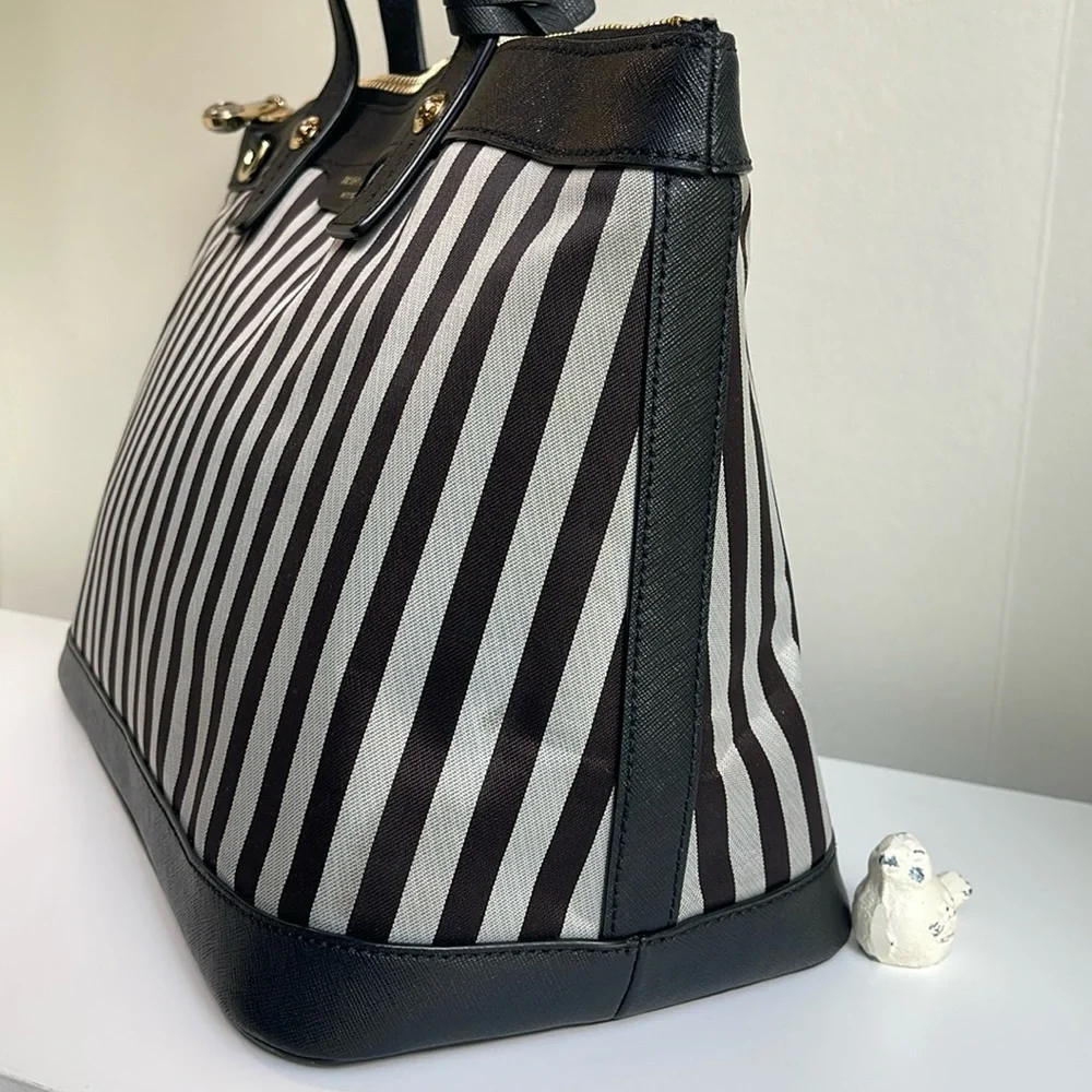 HENRI BENDEL Centennial Stripe Satchel Bag